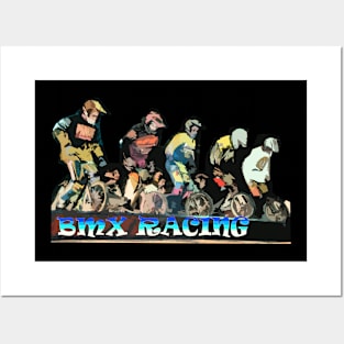 bmx racing Posters and Art